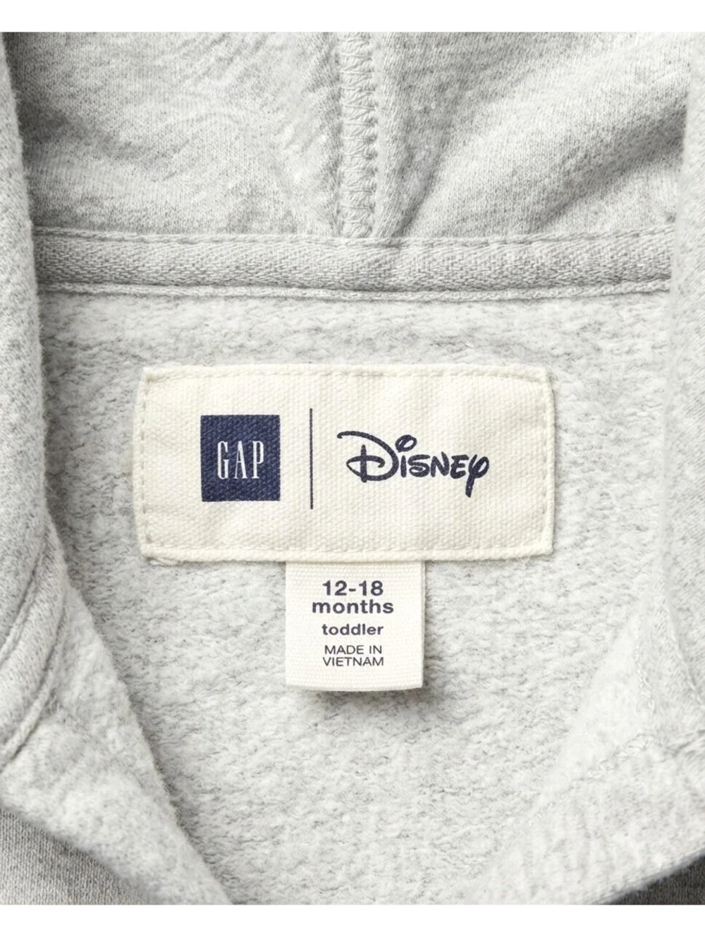 Gap Kids Disney Minnie & Mickey Mouse Zip Hoodie sz 12-18 Months